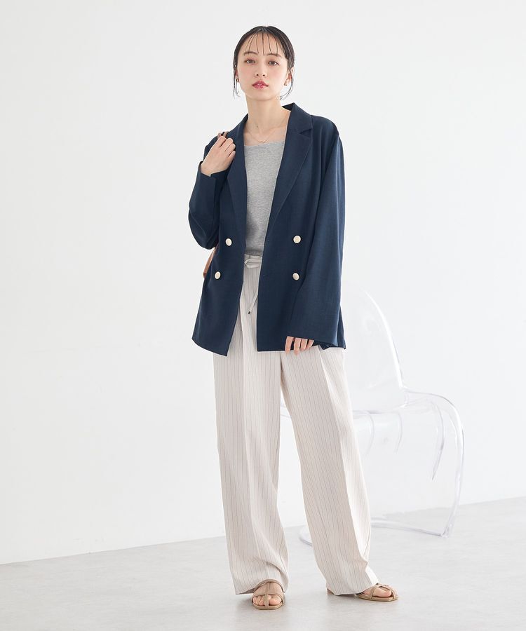 earth music&ecology「【セットアップ対応】リネンライクリラックスパンツ」|その他|