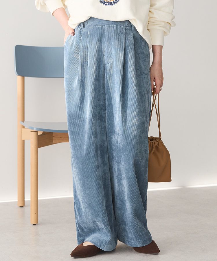AMERICAN HOLIC「コーデュロイワイドパンツ」|その他|Blue