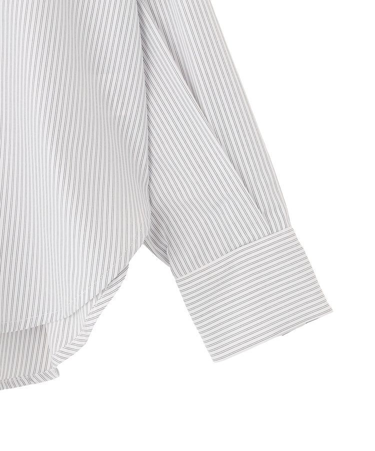 AMERICAN HOLIC「【イージーケア】ストライプVネックシャツ」|シャツ・ブラウス|