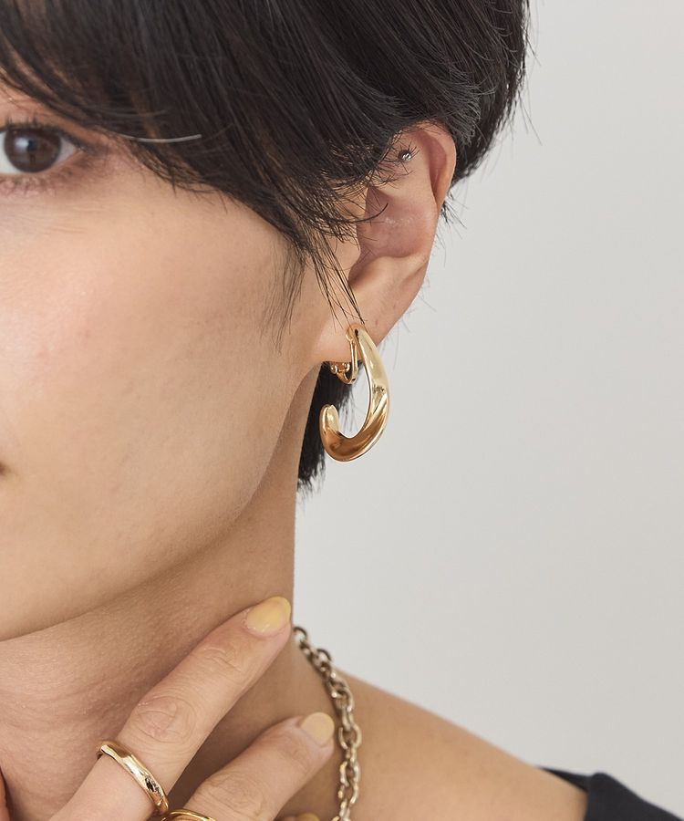 AMERICAN HOLIC「ツイストフープイヤリング」|イヤリング|Gold