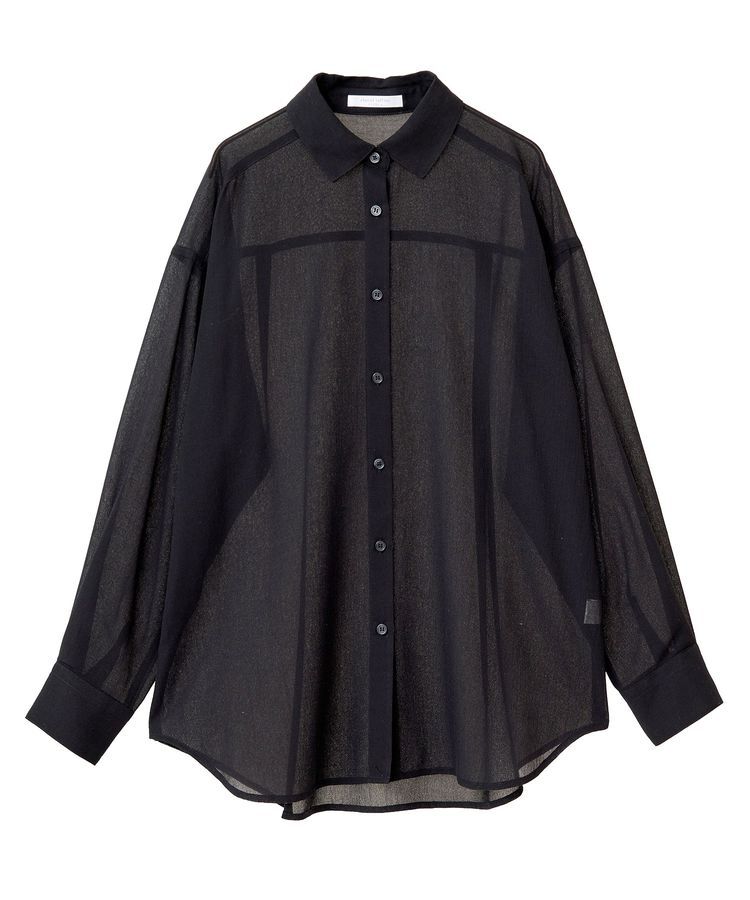 Green Parks「カシュクールシアーシャツ」|シャツ・ブラウス|