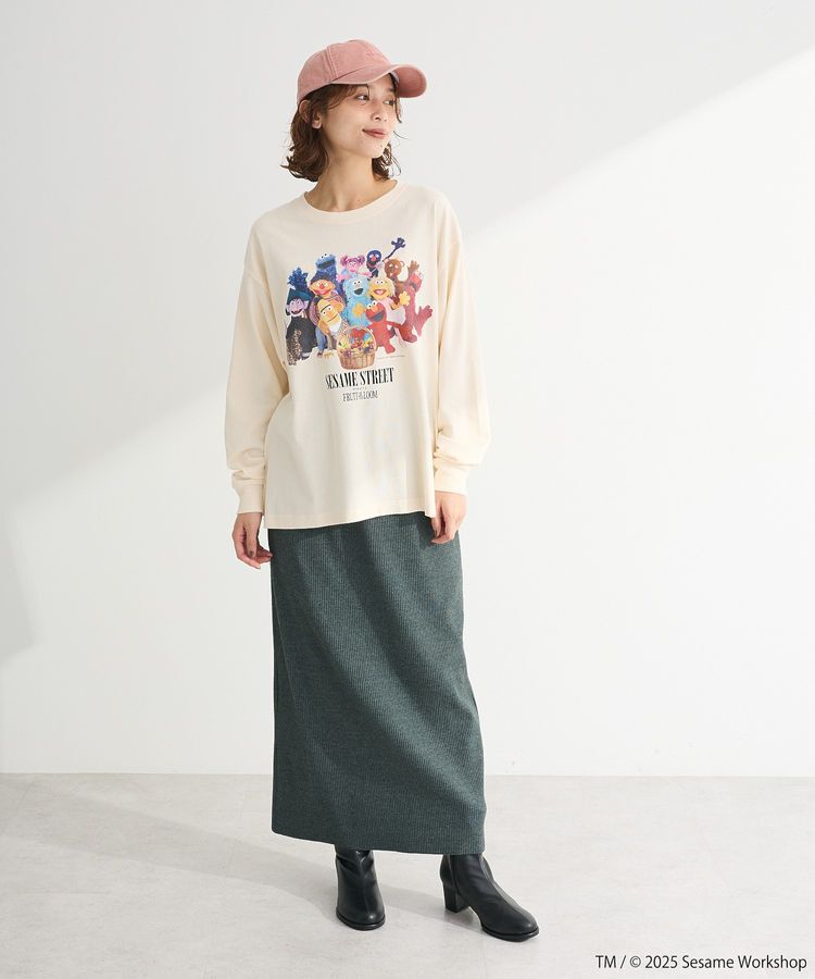 Green Parks「セサミストリートミーツフルーツオブザルーム ロンTEE」|Tシャツ・カットソー|