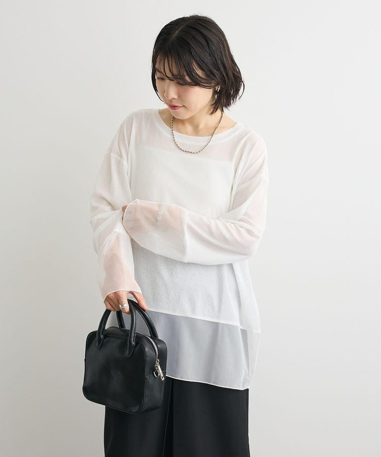 Green Parks「シアーチュールドッキングプルオーバー」|Tシャツ・カットソー|