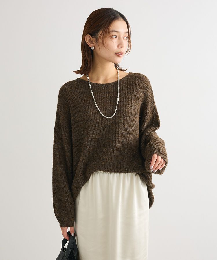 Green Parks「シアーゆったりニットプルオーバー」|ニット・セーター|