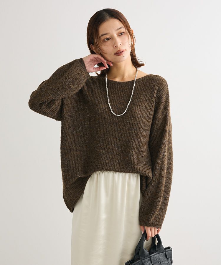 Green Parks「シアーゆったりニットプルオーバー」|ニット・セーター|