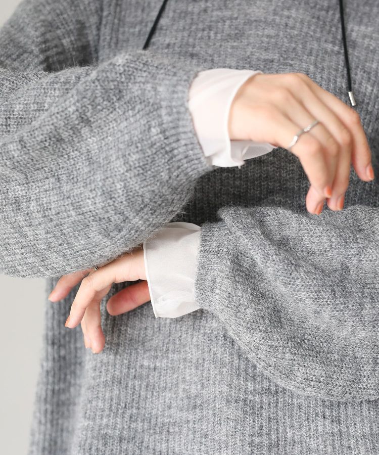 Green Parks「シアーゆったりニットプルオーバー」|ニット・セーター|