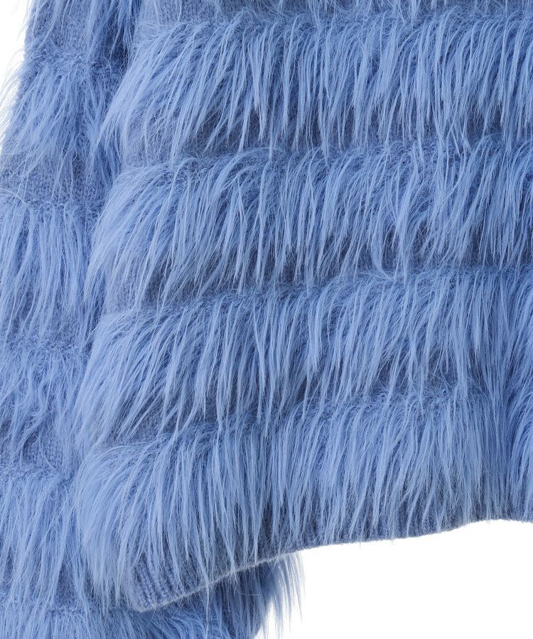 YECCA VECCA「フェザーボーダーニット」|ニット・セーター|