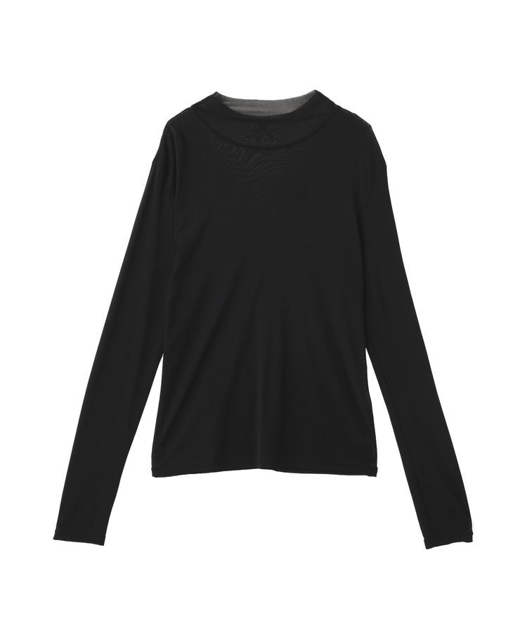 YECCA VECCA「ハイネックシアートップス」|Tシャツ・カットソー|