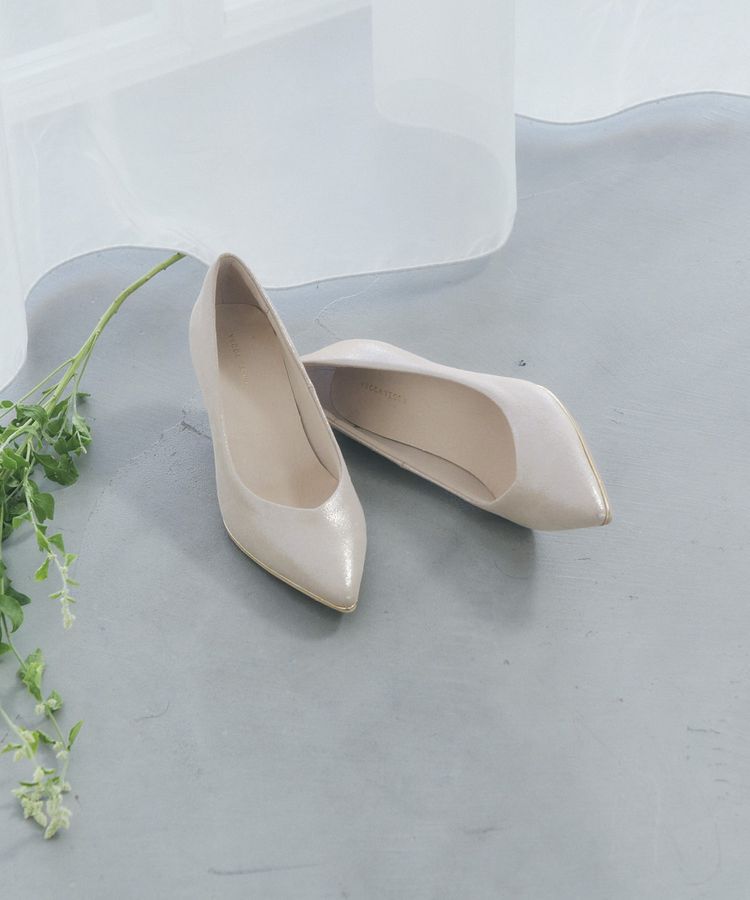 YECCA VECCA「メタルラインパンプス」|パンプス|