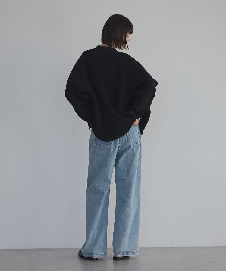 GARAGE OF GOOD CLOTHING「Vネック畔編みフォルムカーデ」|カーディガン|