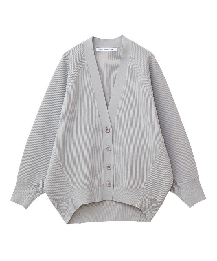 GARAGE OF GOOD CLOTHING「Vネック畔編みフォルムカーデ」|カーディガン|