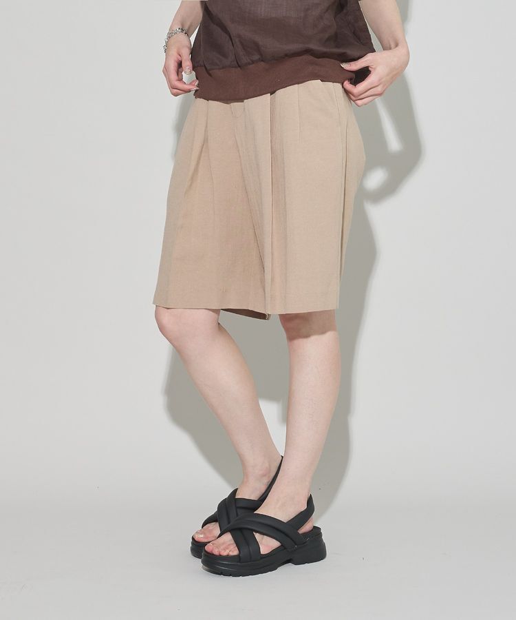 GARAGE OF GOOD CLOTHING「リネンクロスショートパンツ」|その他|Beige