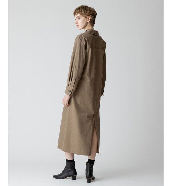 allureville「レースアップシャツワンピース」|ワンピース|