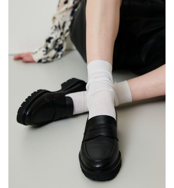 allureville「タンクソールローファー」|その他|ブラック