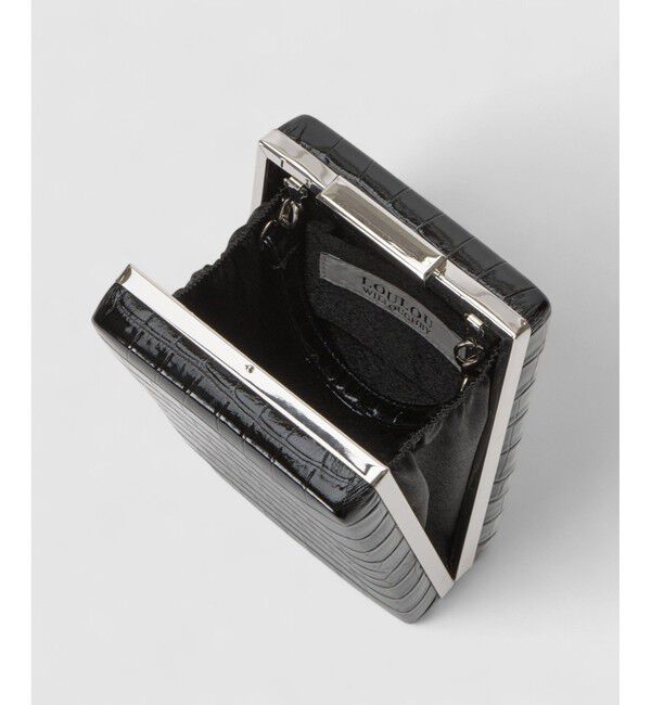 LOULOU WILLOUGHBY「【LOULOU WILLOUGHBY】PORTRAITCROCO クラッチバッグ」|クラッチバッグ|