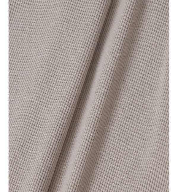 allureville「テレコ3/4スリーブボートネックプルオーバー」|Tシャツ・カットソー|