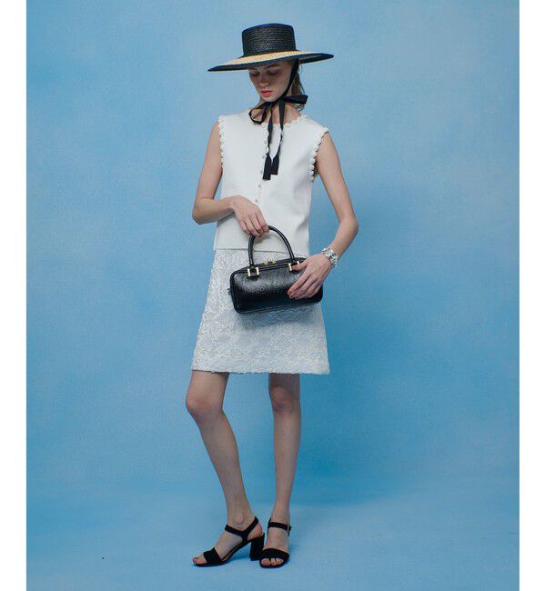 LOULOU WILLOUGHBY「【LOULOU WILLOUGHBY】クロッシェフラワートリミングプルオーバー」|ニット・セーター|