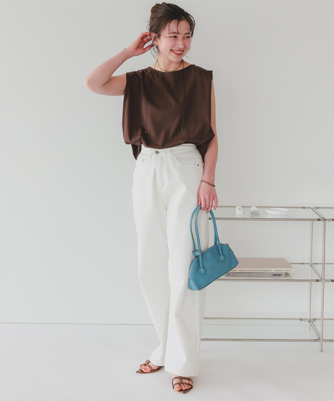 titivate「汗染み防止フレンチスリーブTシャツ」|Tシャツ・カットソー|