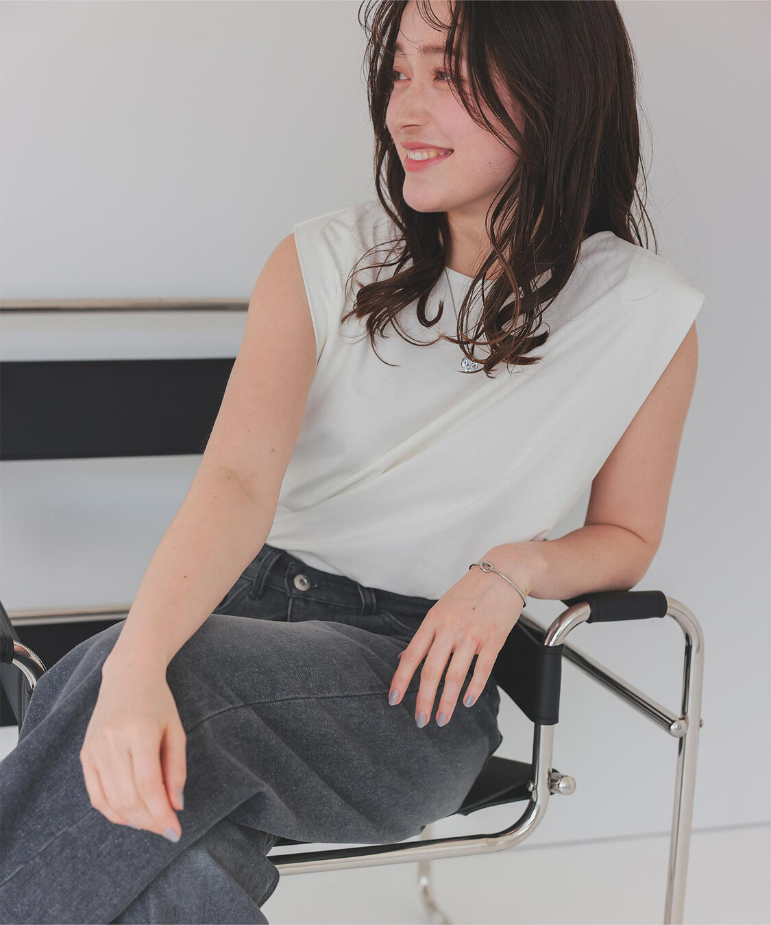 titivate「汗染み防止フレンチスリーブTシャツ」|Tシャツ・カットソー|