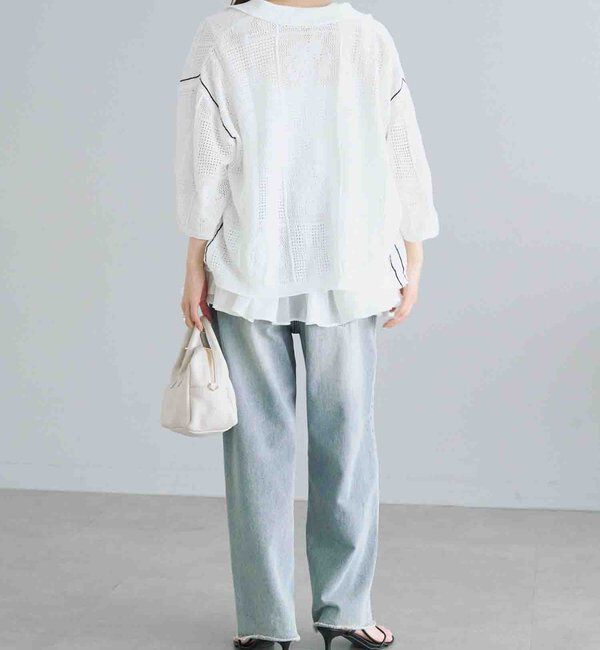  「《リバイバル》【低身長/高身長対応】タテストレッチ足長デニムパンツ」|その他|