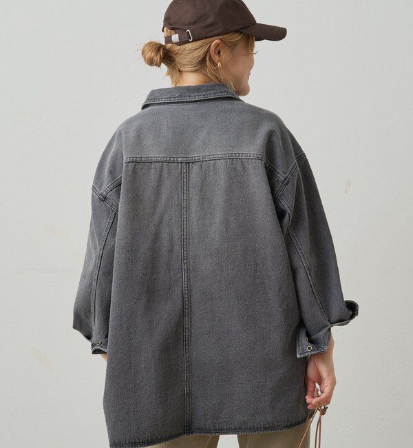  「【＠noricorico102企画】ヴィンテージライクデニムチュニックシャツ」|シャツ・ブラウス|