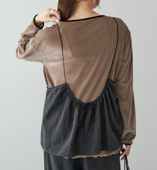  「ベロアリンガーカットソー」|Tシャツ・カットソー|