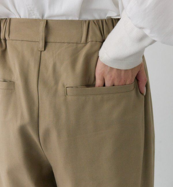  「コットンレーヨンツータックワイドパンツ」|その他|