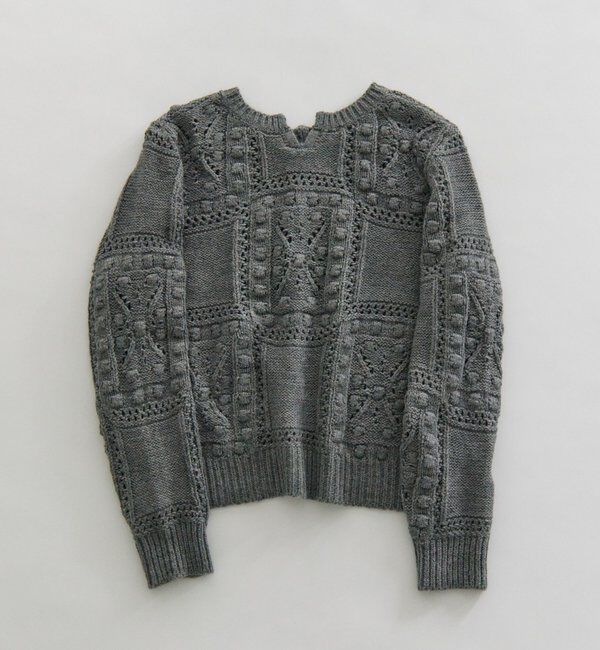  「ポップコーン編み2WAYニット」|ニット・セーター|