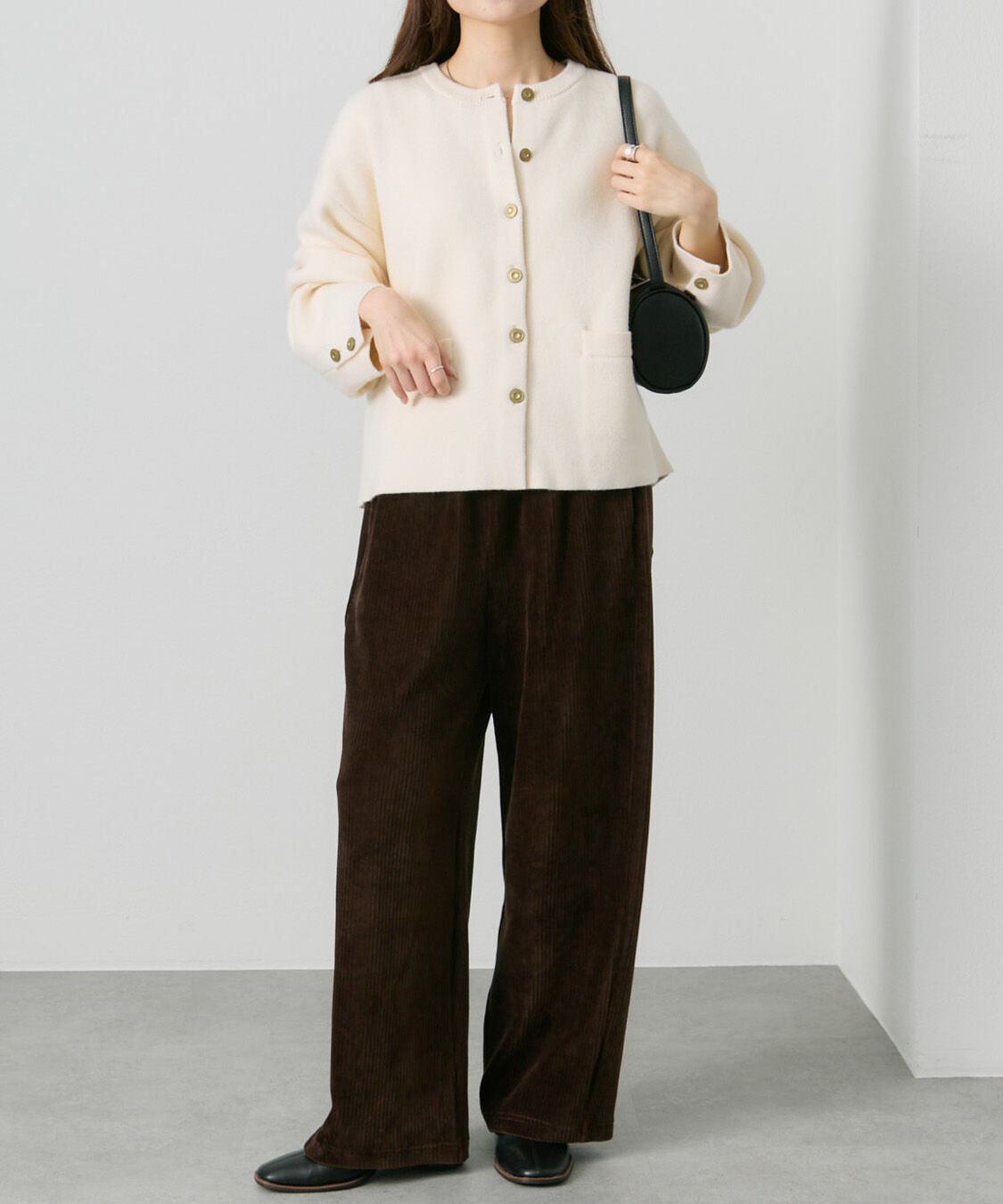  「【新色登場/リバイバル】ミラノリブニットカーディガン」|ニット・セーター|