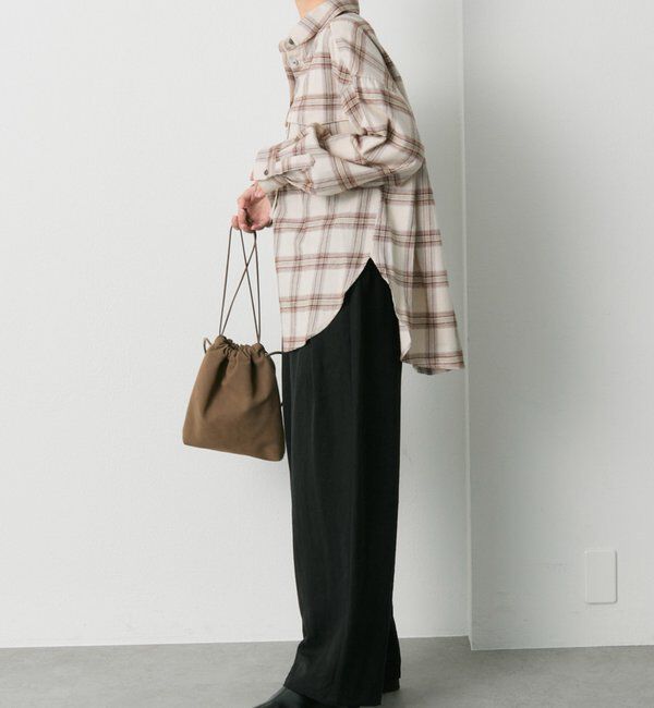  「ダブルポケット起毛チェックシャツ」|シャツ・ブラウス|