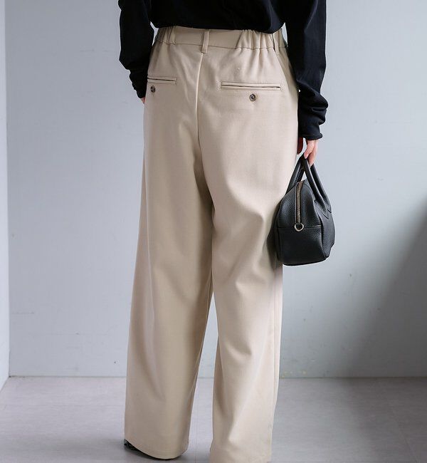  「【2サイズ/インフルエンサー企画】ツータック起毛スラックスパンツ」|その他|