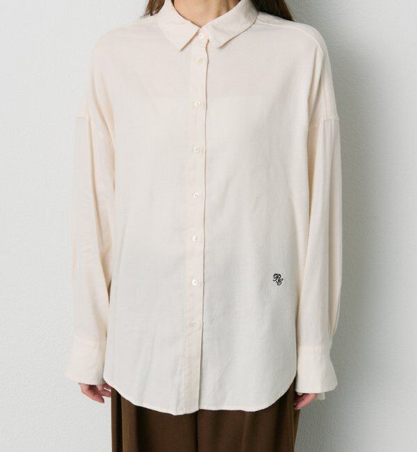  「起毛オーバーシャツブラウス」|シャツ・ブラウス|