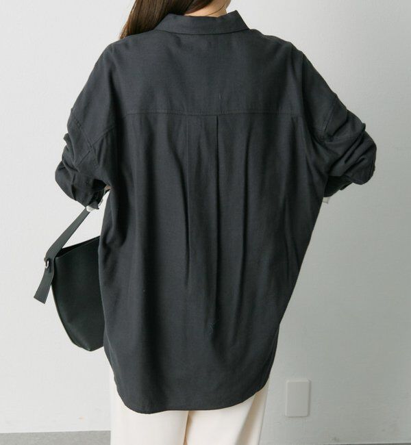 「起毛オーバーシャツブラウス」|シャツ・ブラウス|