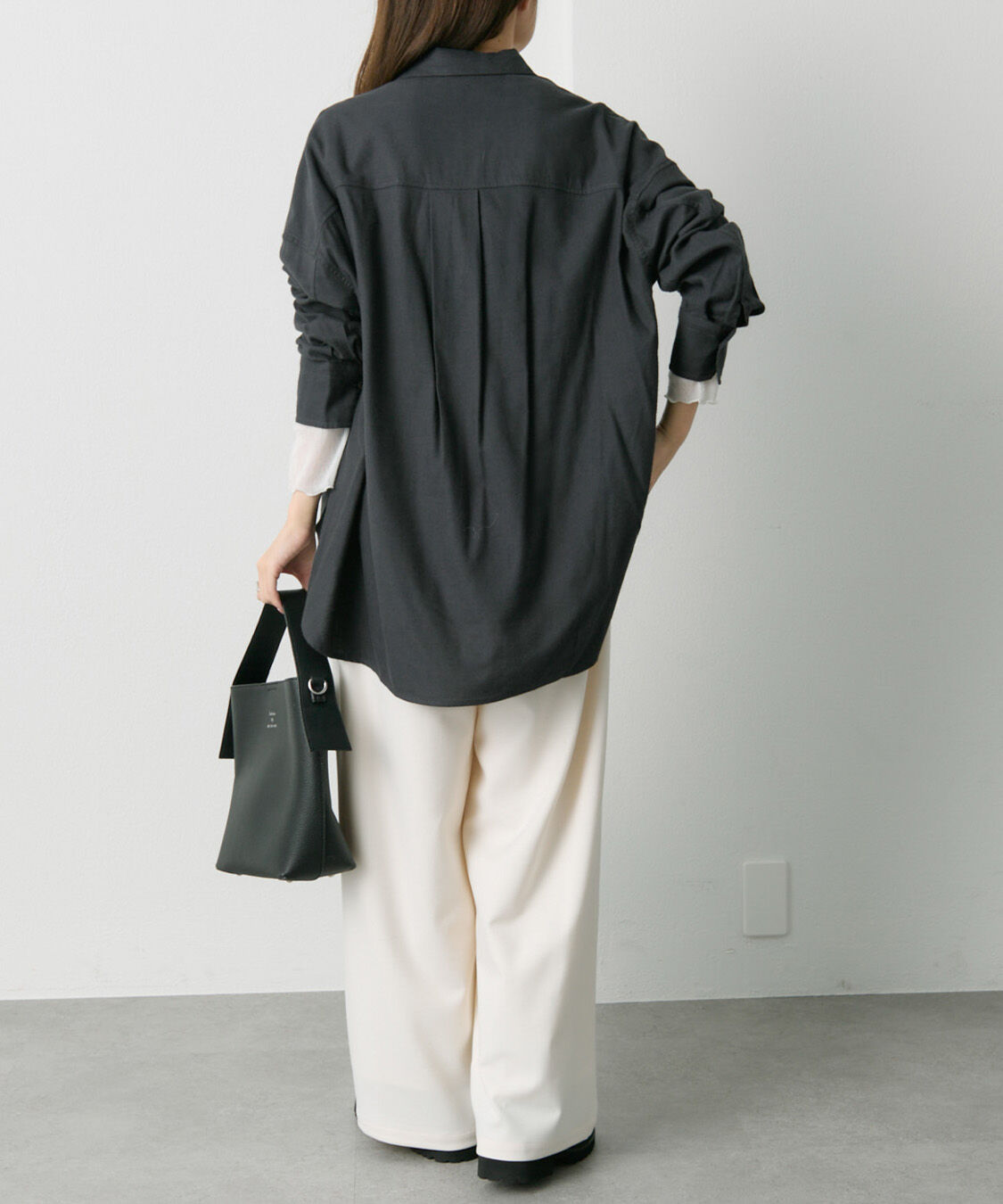  「起毛オーバーシャツブラウス」|シャツ・ブラウス|