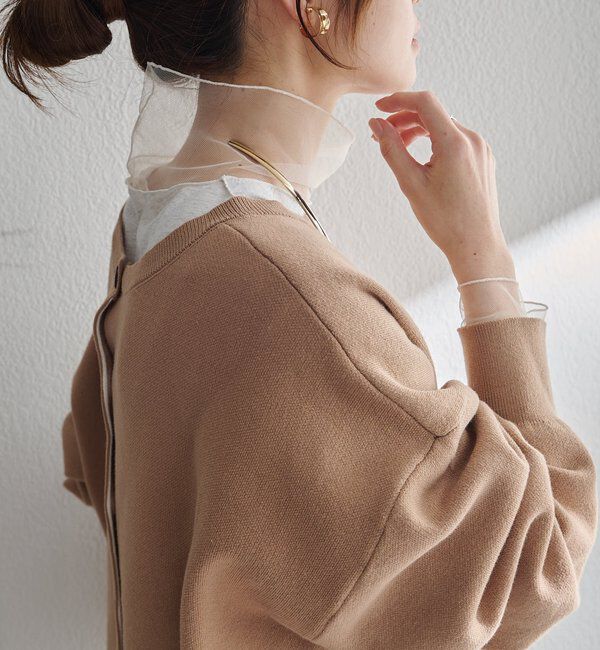  「【リバイバル】チュールドッキングレイヤードカットソー」|プルオーバー|