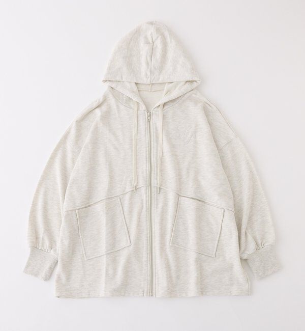  「【WEB限定】ビッグシルエットジップパーカー／裏毛」|プルオーバー|