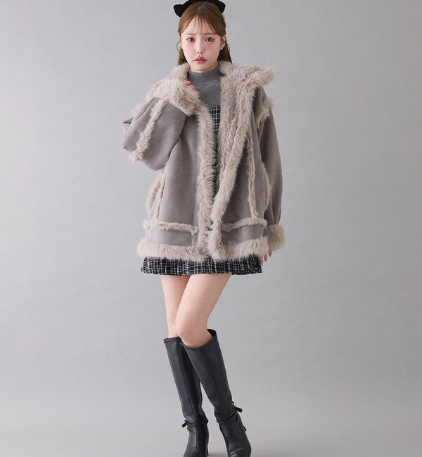  「【リボン取り外し可能】ポインテッドストレッチブーツ」|その他|