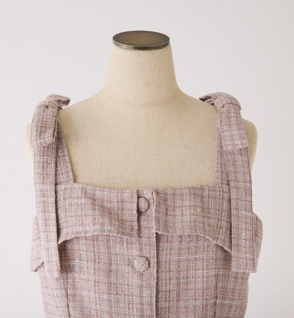  「【LouLoumei】異素材ミックスツイードセットアップ」|その他|