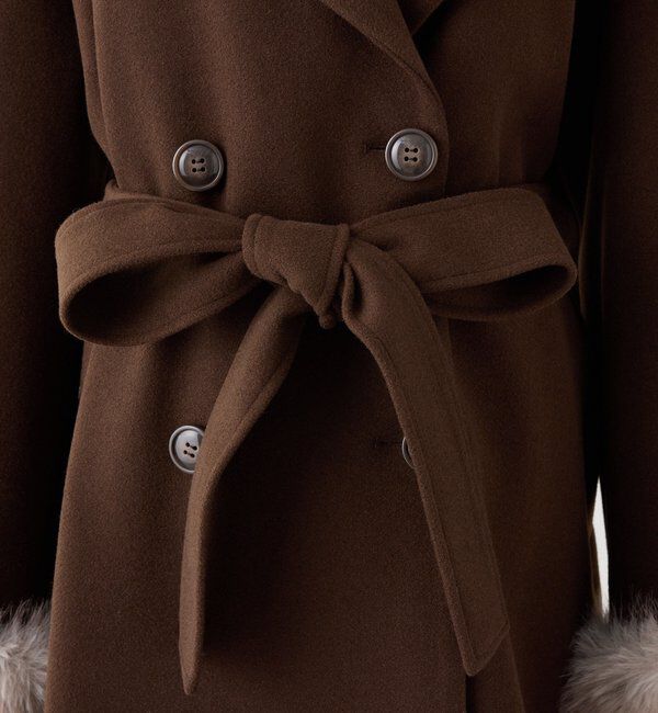  「3WAY衿袖ファーミドルコート」|その他|