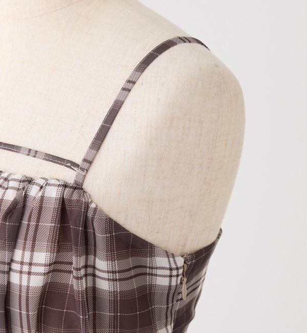  「２枚セットチェックワンピ」|ワンピース|