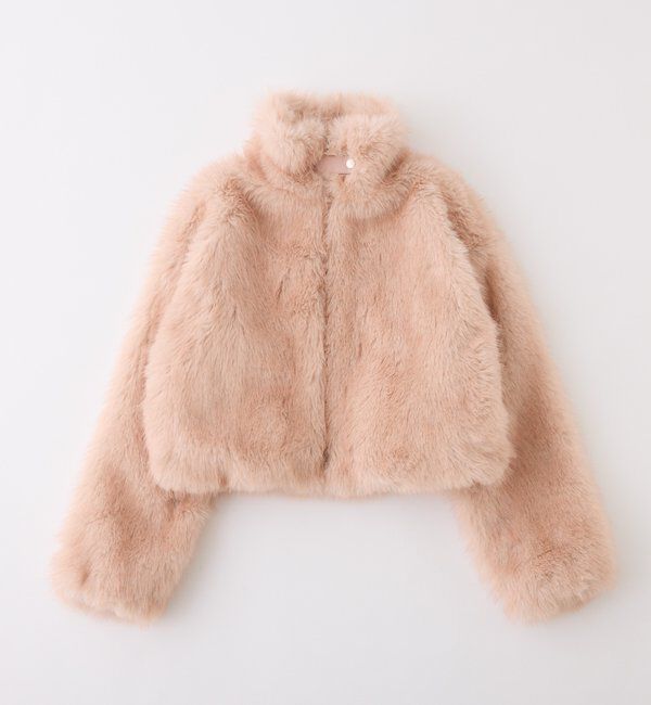  「フェイクファーショートブルゾン」|ダウンベスト・ベスト|