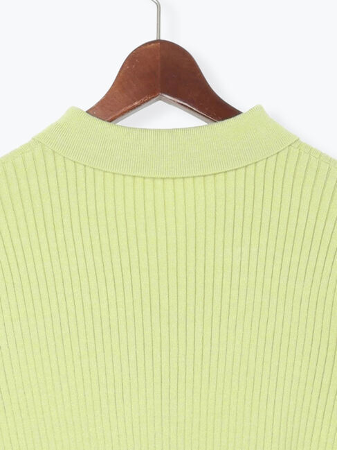 Te chichi「ポロカラークロップトカーディガン」|カーディガン|