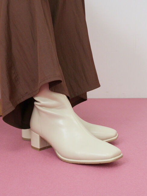 Samansa Mos2 blue「【マエストロ監修】ストレスフリーショートブーツ」|ビジネス・ドレスシューズ|