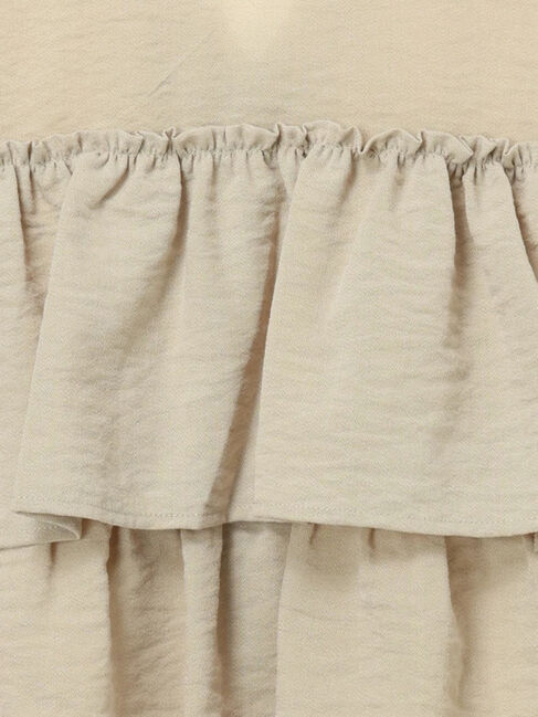 Samansa Mos2「(セットアップ可)フリルジップベスト」|ダウンベスト・ベスト|