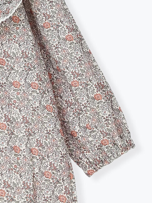 Samansa Mos2 Lagom「ヨークフリル花柄ワンピース」|ワンピース|