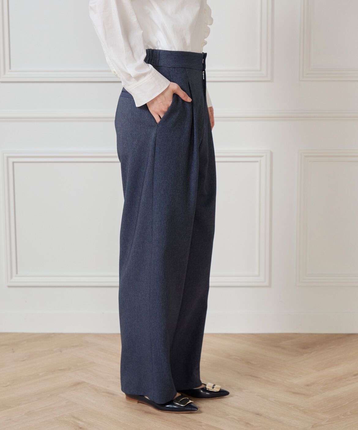 7-IDconcept.「デニムライクワイドパンツ」|その他|