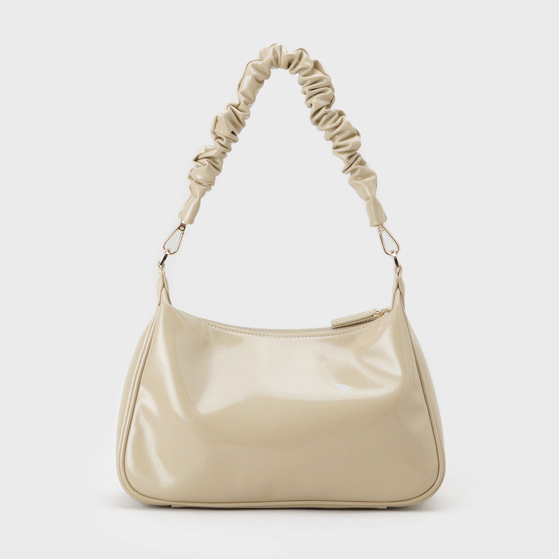 UNTITLED「エナメルシャーリングハンドバッグ」|ハンドバッグ|