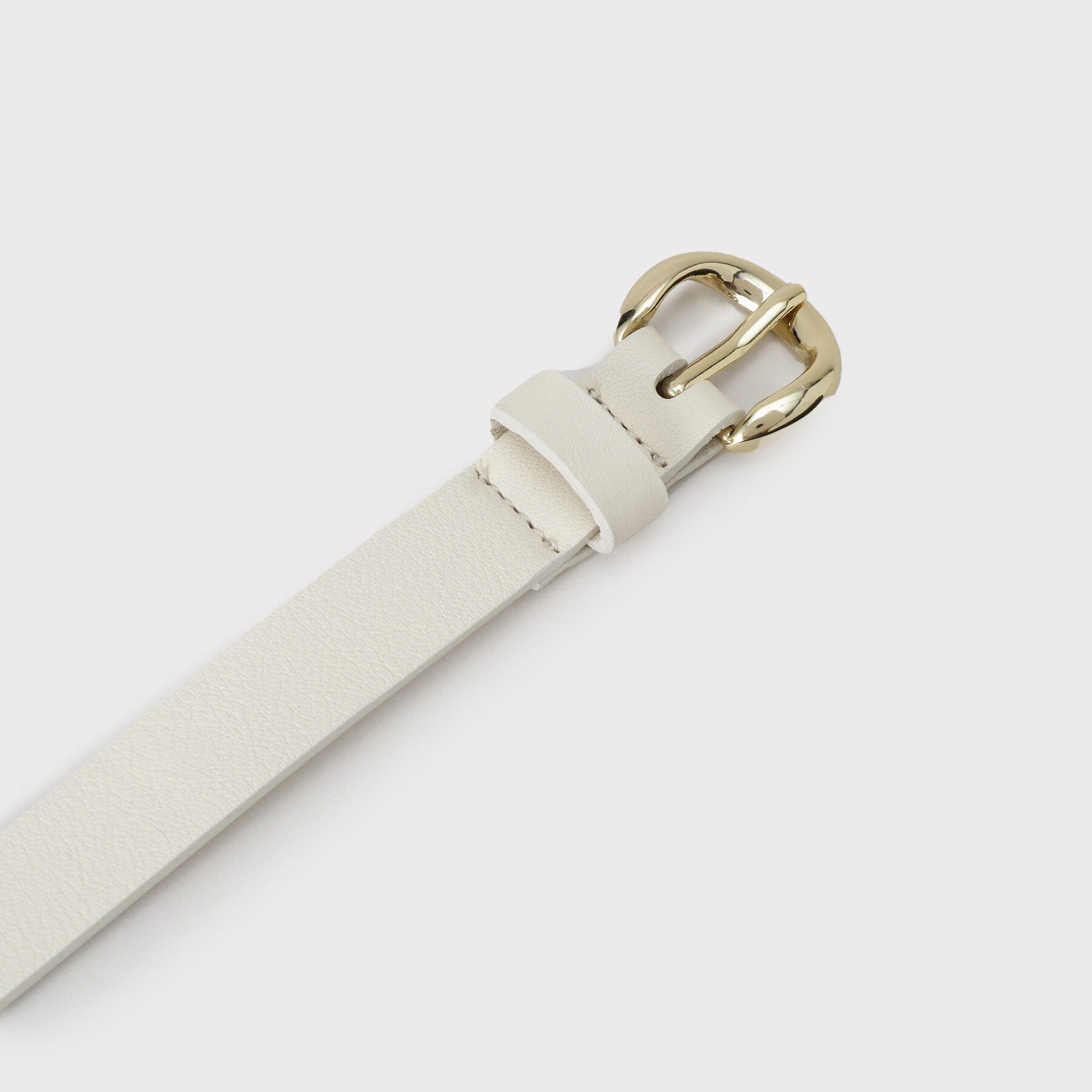 UNTITLED「【古畑星夏さん着用/本革 旬トレンド】ナローベルト」|ベルト|
