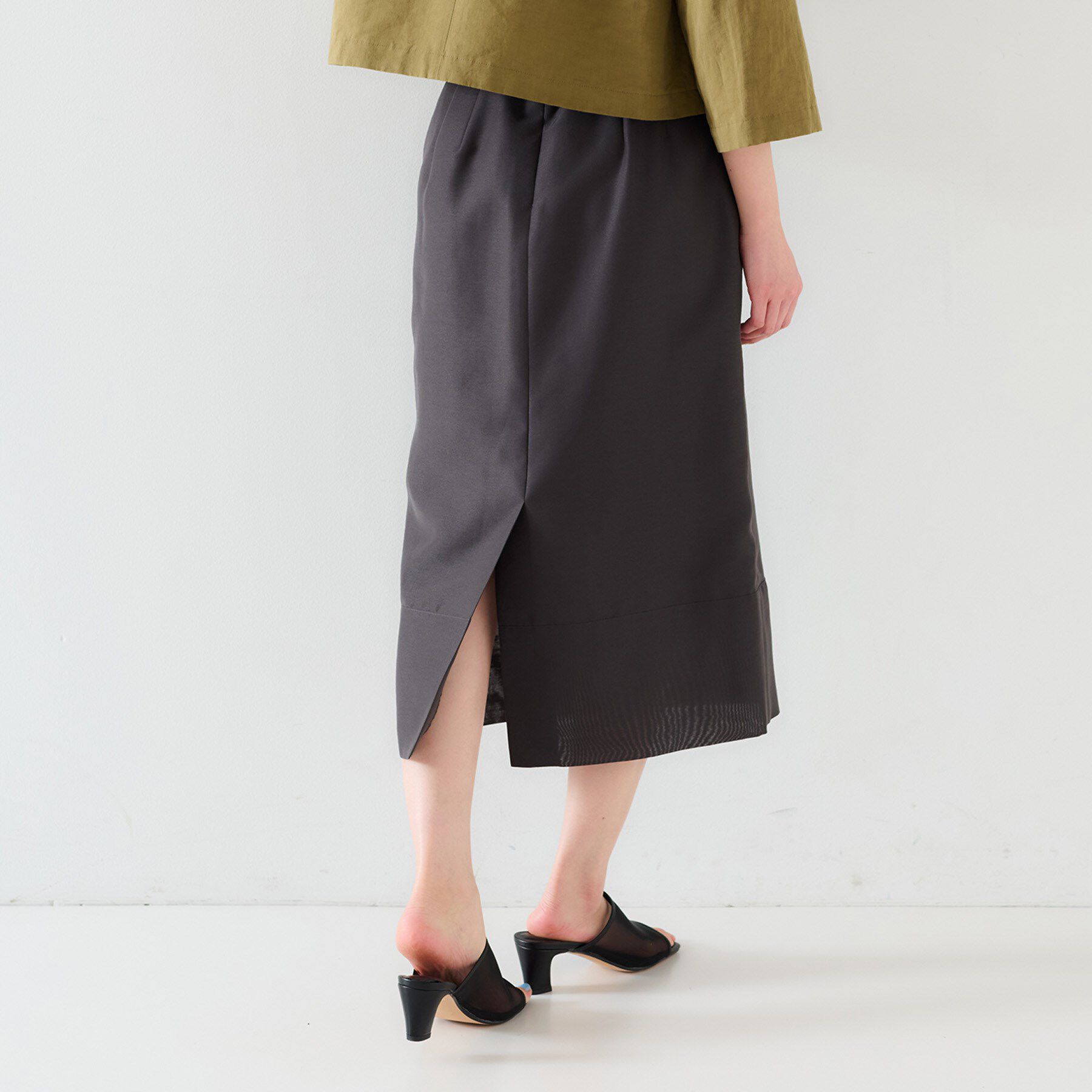 UNTITLED「【セットアップ可能】オーガンジー ペンシルスカート」|スカート|