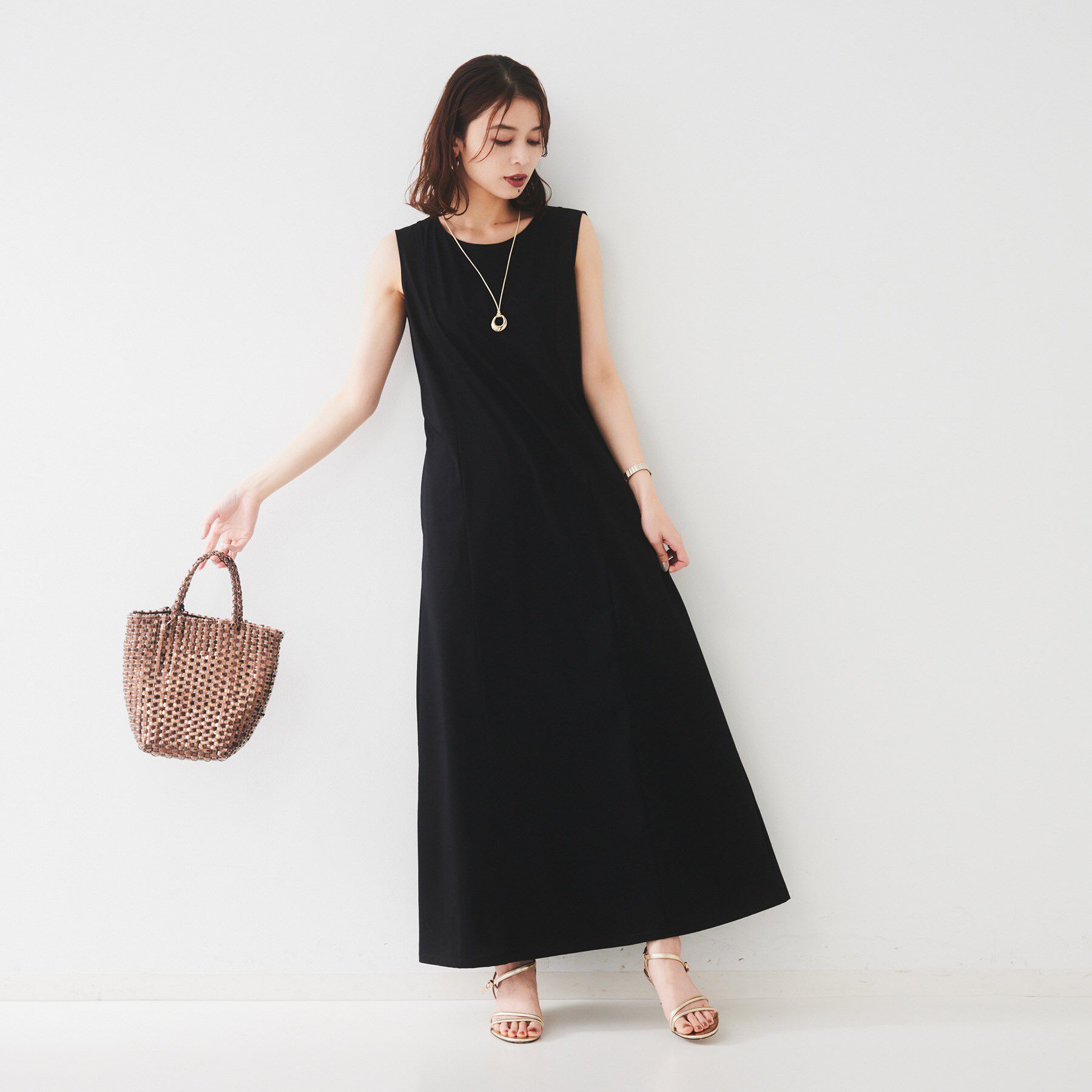 UNTITLED「【洗える／夏ワンピ／2WAY】ジャージワンピース」|ワンピース|